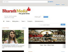 Tablet Screenshot of bharathmedia.com